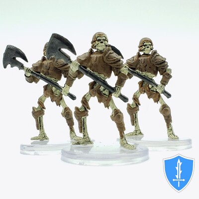 Skeleton x3 - Dragonlance Shadow of the Dragon Queen #9 D&D Icons of the Realms