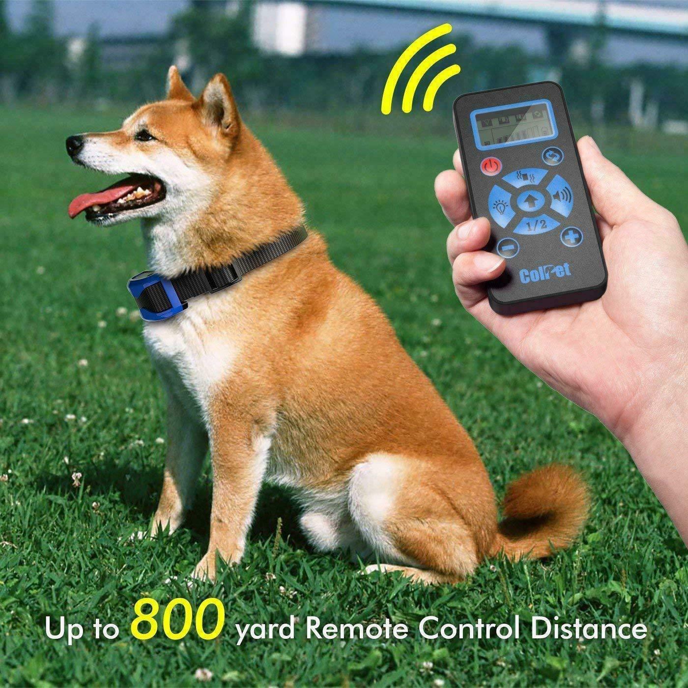 Dog Pet Training Shock Collar Rechargeable Waterproof with Remote All Sizes Bark