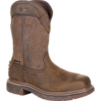 

Ботинки Rocky Square Toe в стиле вестерн с каблуком из ТПУ, Distressed brown, RKW0288