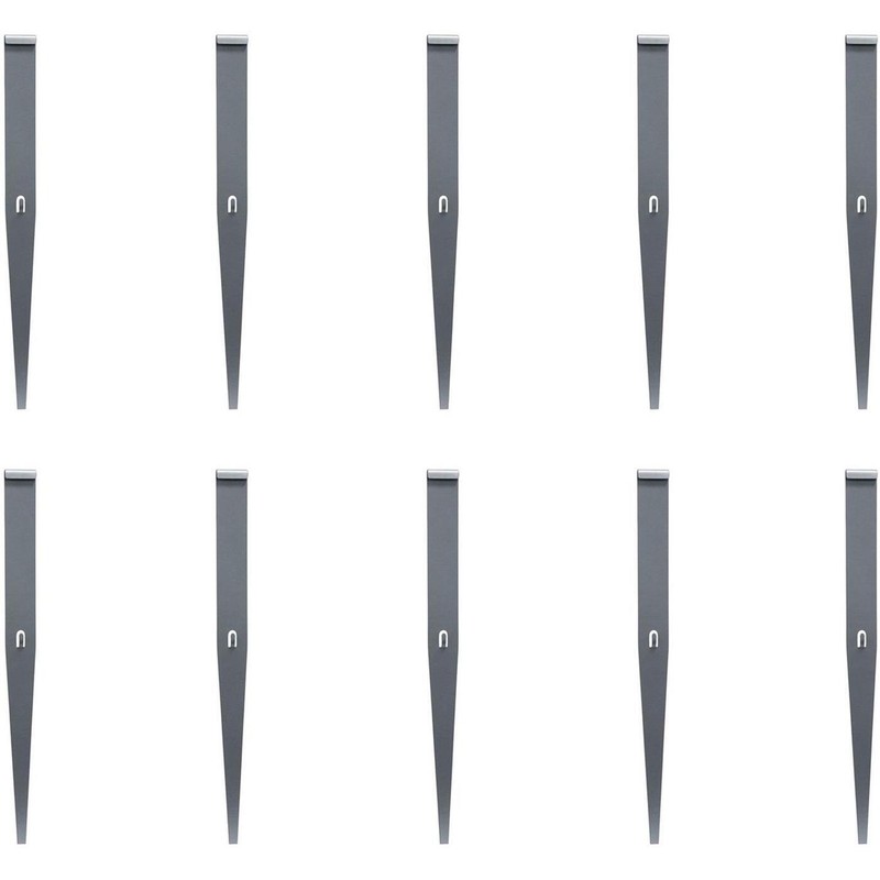 Bellissa Bodenanker Erdanker Befestigungsanker Zu Rasenkante Metall 19,5 10 Stk