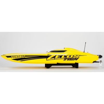 Pro Boat Zelos 36-inch Catamaran Brushless RTR 60+ MPH W/ Spektrum DX2e PRB08021