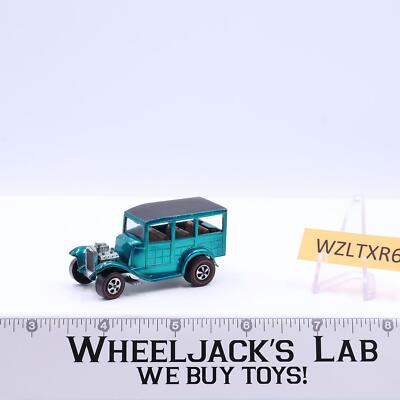 Classic 31 Ford Woody Aqua Hot Wheels Mattel 1968 Redline Vintage NICE