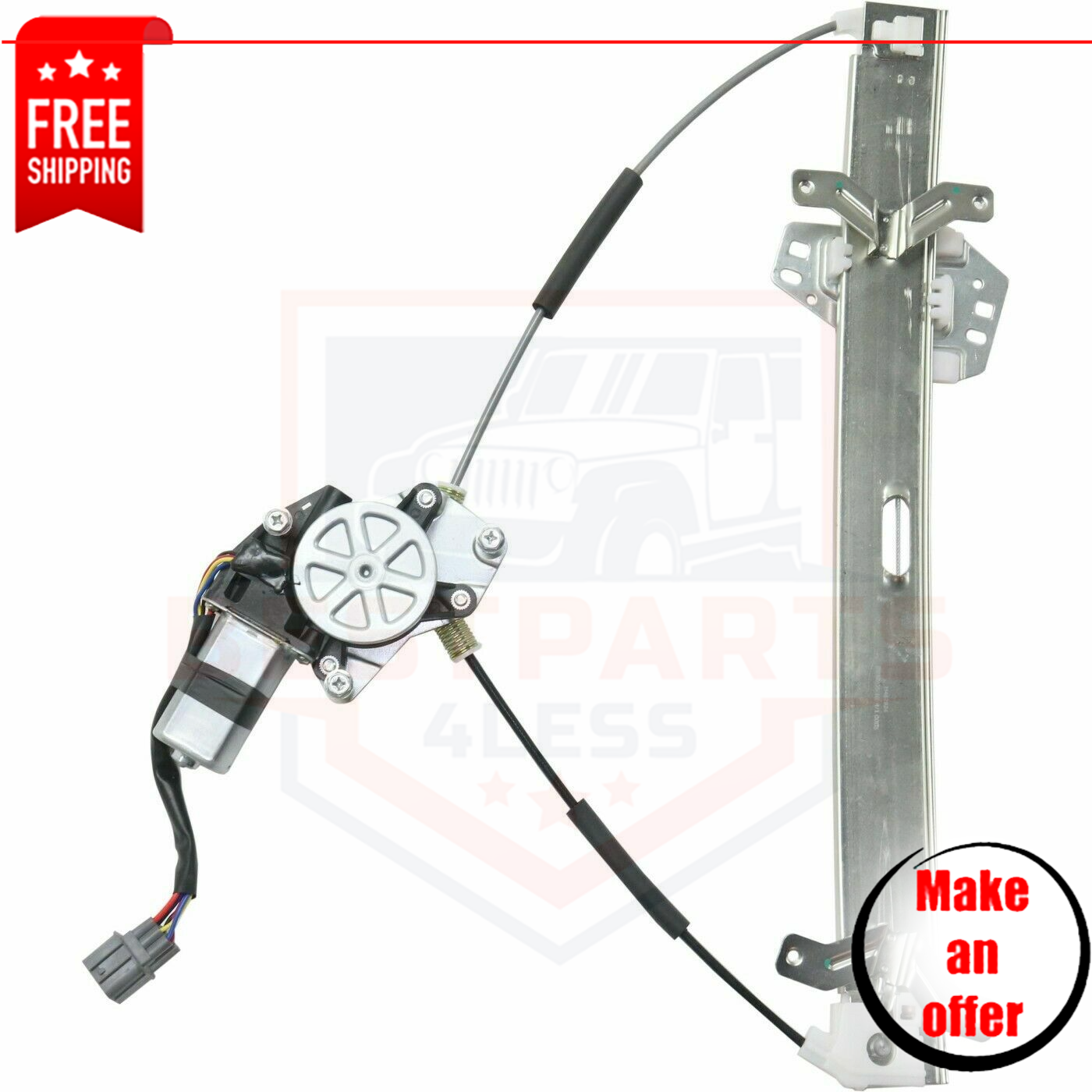 Window Regulator W/Motor For Honda Accord Sedan 03-07 741-306