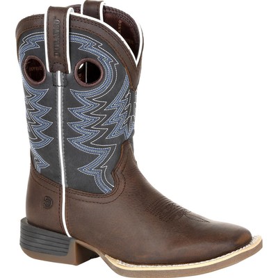 

Синие ботинки в стиле вестерн для маленьких детей Durango Lil Rebel Pro, Belgian brown and denim blue, DBT0218C