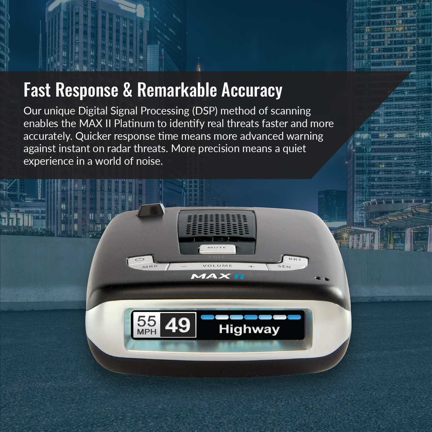 Escort Passport Max 2 Max II Radar Laser Detector