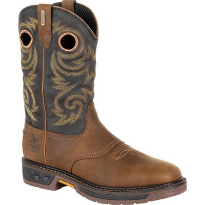 

Ботинки Georgia Boot Carbo-Tec LT Водонепроницаемые рабочие ботинки без застежек, Black and brown, GB00266