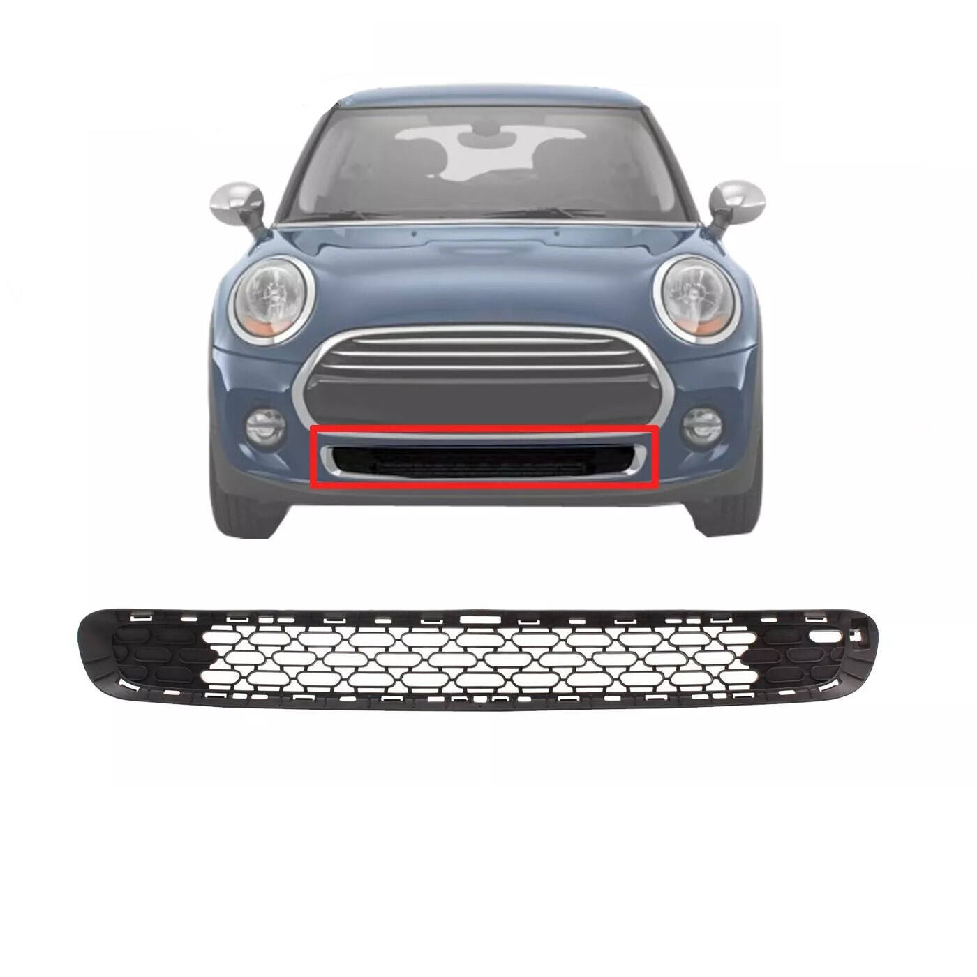 値下げします！Mini Cooper F55 純正パーツ For BMW Mini Cooper F55 2014-2023 Front Lower Bumper Face Bar