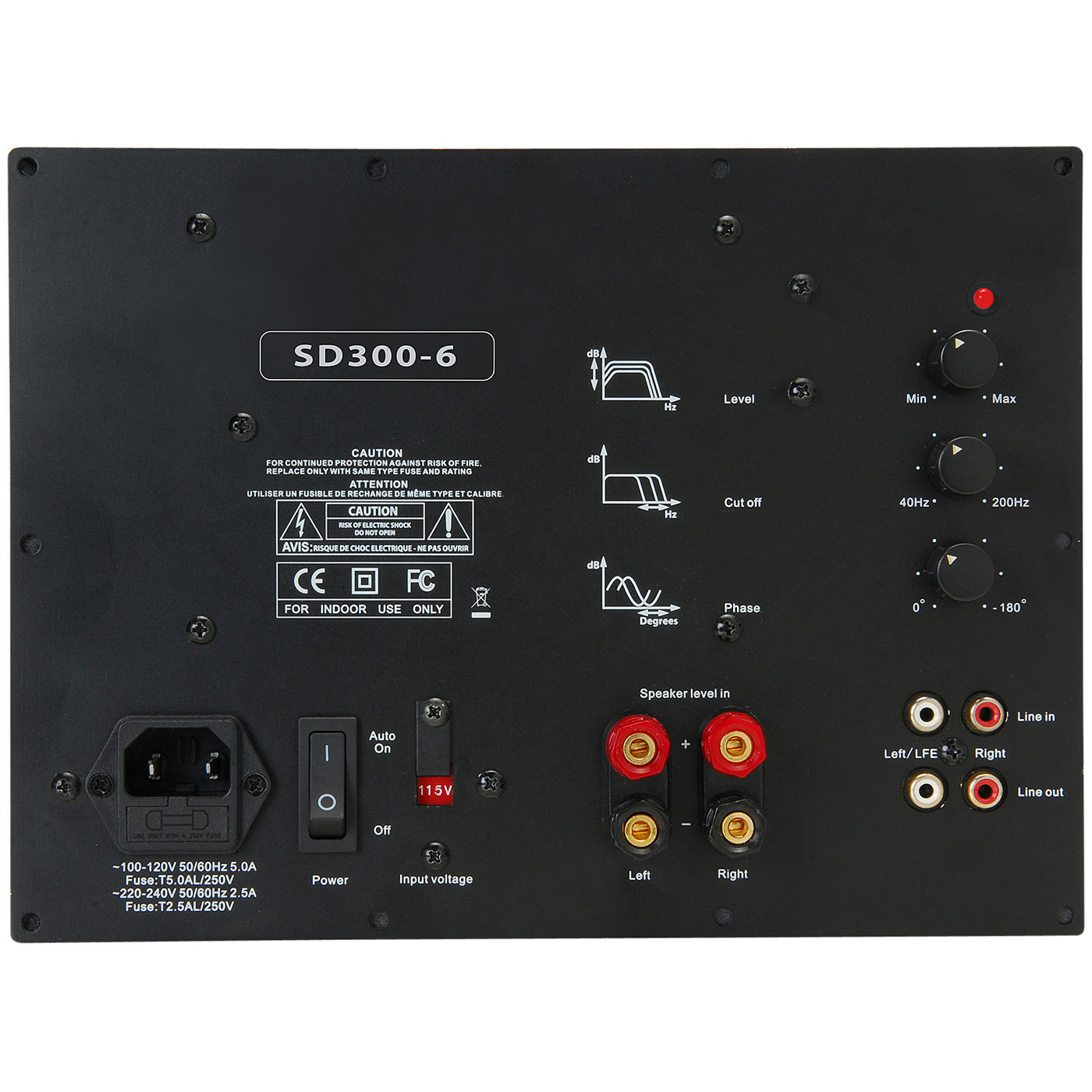 Yung SD3006 300W Class D Subwoofer AMP Modul w/6dB30Hz eBay
