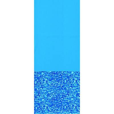 Swimline Swirl Blue Round Above Ground Swimming Pool Wall Overlap Liner