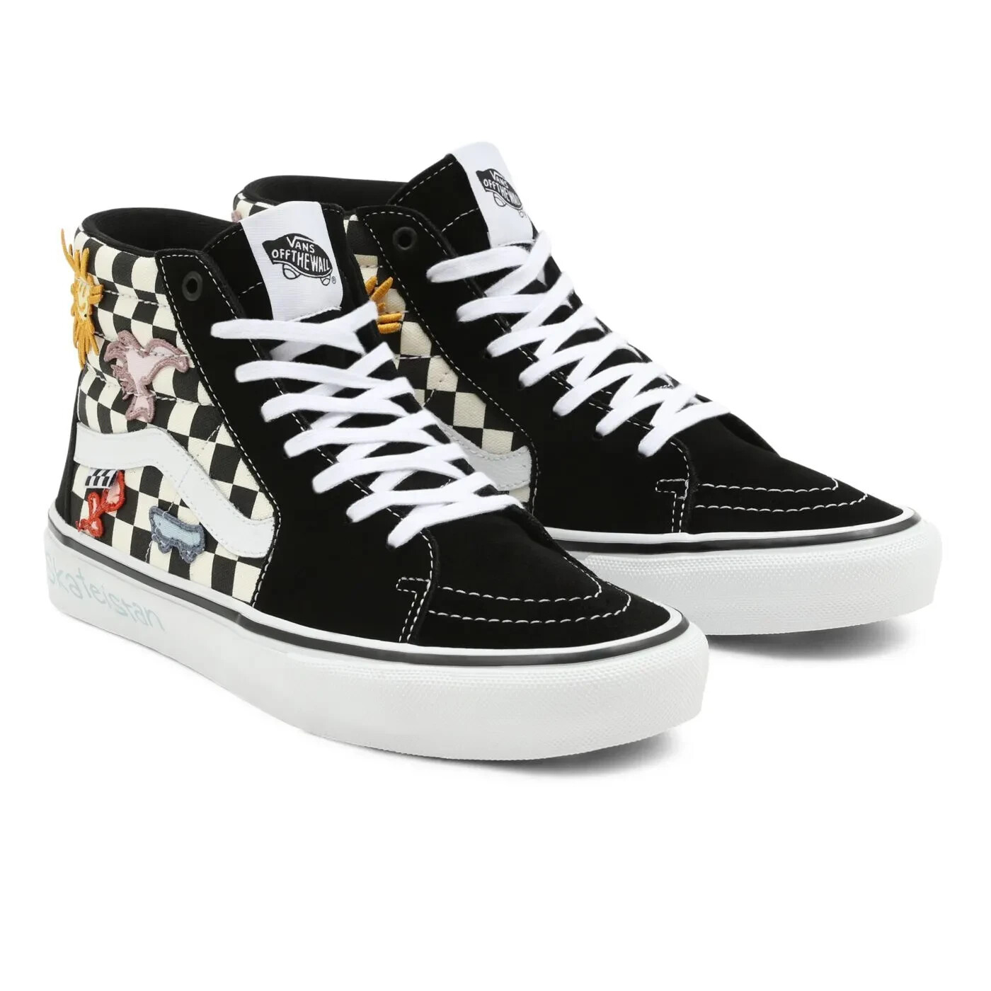 Vans SK8 Hi Skateistan Checkerboard Men's Classic Skate
