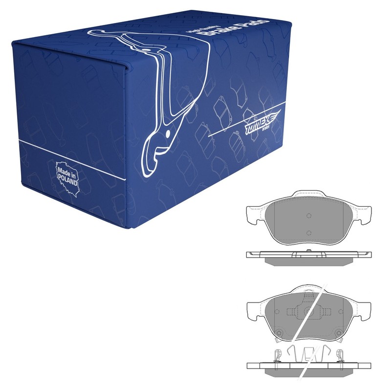 Plaquettes De Frein (Essieu Avant) Pour Toyota Avensis I (2001-2003)