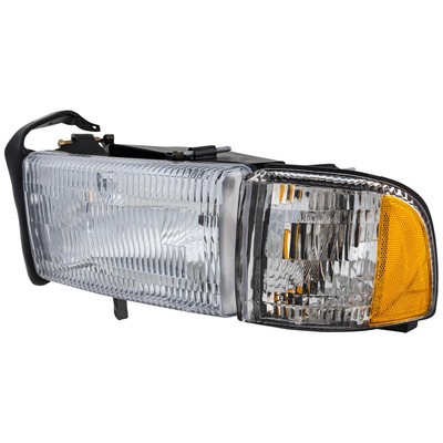 Headlight Set For 1994-2002 Dodge Ram 1500 Ram 2500 Ram 3500 With Corner Light
