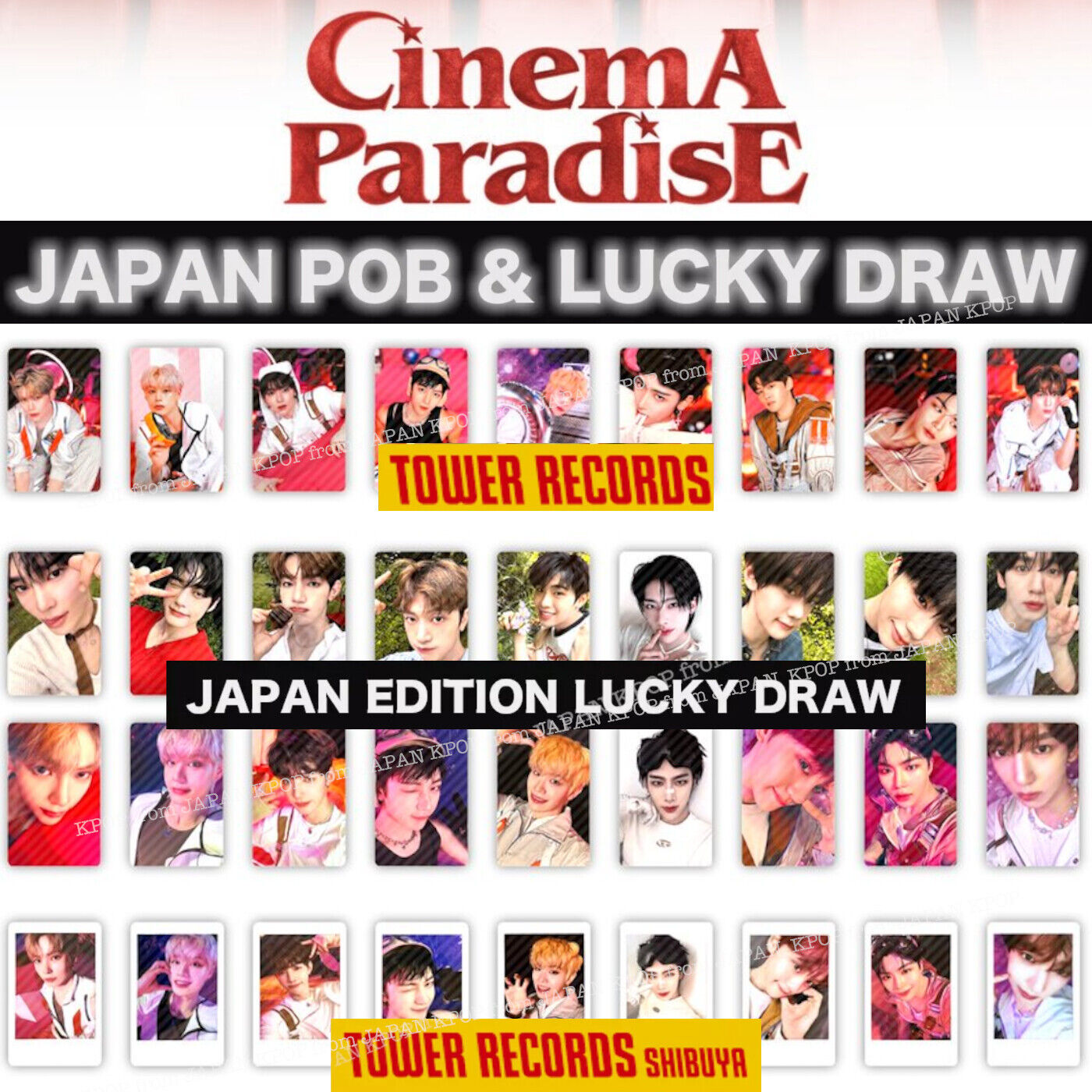 ZB1 ZEROBASEONE CINEMA PARADISE LUCKY DRAW POB JAPAN ZB1 ZEROBASEONE CINEMA PARADISE LUCKY DRAW POB JAPAN