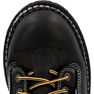 Pre-owned Georgia Boot Men's Usa Logger Waterproof Work Boot In Black