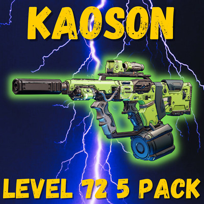 (PS4/5 PC XBOX) - KAOSON URAD - Level 72 M10 - 5 PACK - PC XBOX