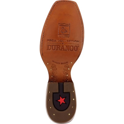 Pre-owned Durango ® Men's Prca Collection Roughout Western Boot In Goldenrod And Deep Teal