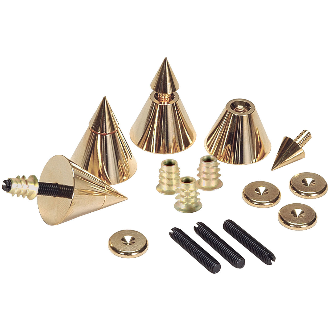 Dayton Audio DSS4G Gold Speaker Spike Set 4 Pcs. eBay