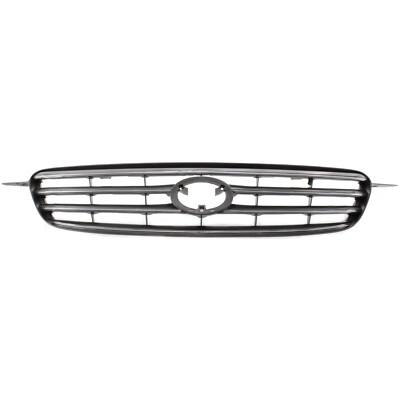 Grille For 2003-2004 Toyota Corolla Gray Plastic