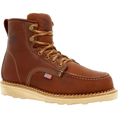 

Рабочие ботинки Georgia Boot Wedge Moc Toe, Brown, GB00358