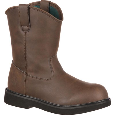 

Сапоги без застежек Georgia Boot Big Kid, Brown, G100