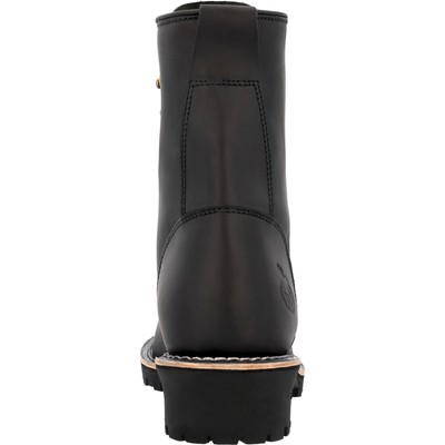 Pre-owned Georgia Boot Men's Forestry Logger Work Boot In Black