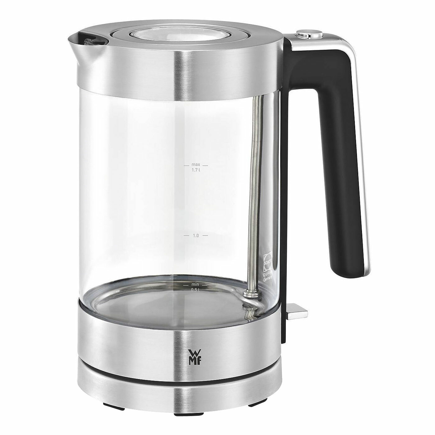 WMF LONO Glas-Wasserkocher Heißwasser Wasseraufbereiter Kabellos 3000W 1,7 Liter