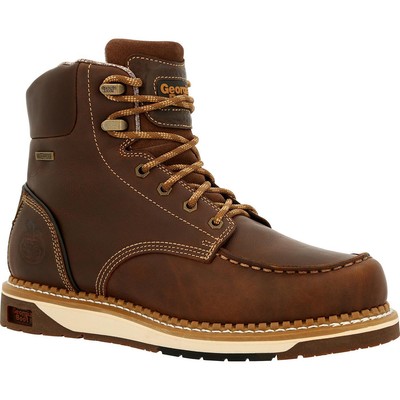 

Водонепроницаемые рабочие ботинки Moc-Toe на танкетке Georgia Boot AMP LT, Brown, GB00429