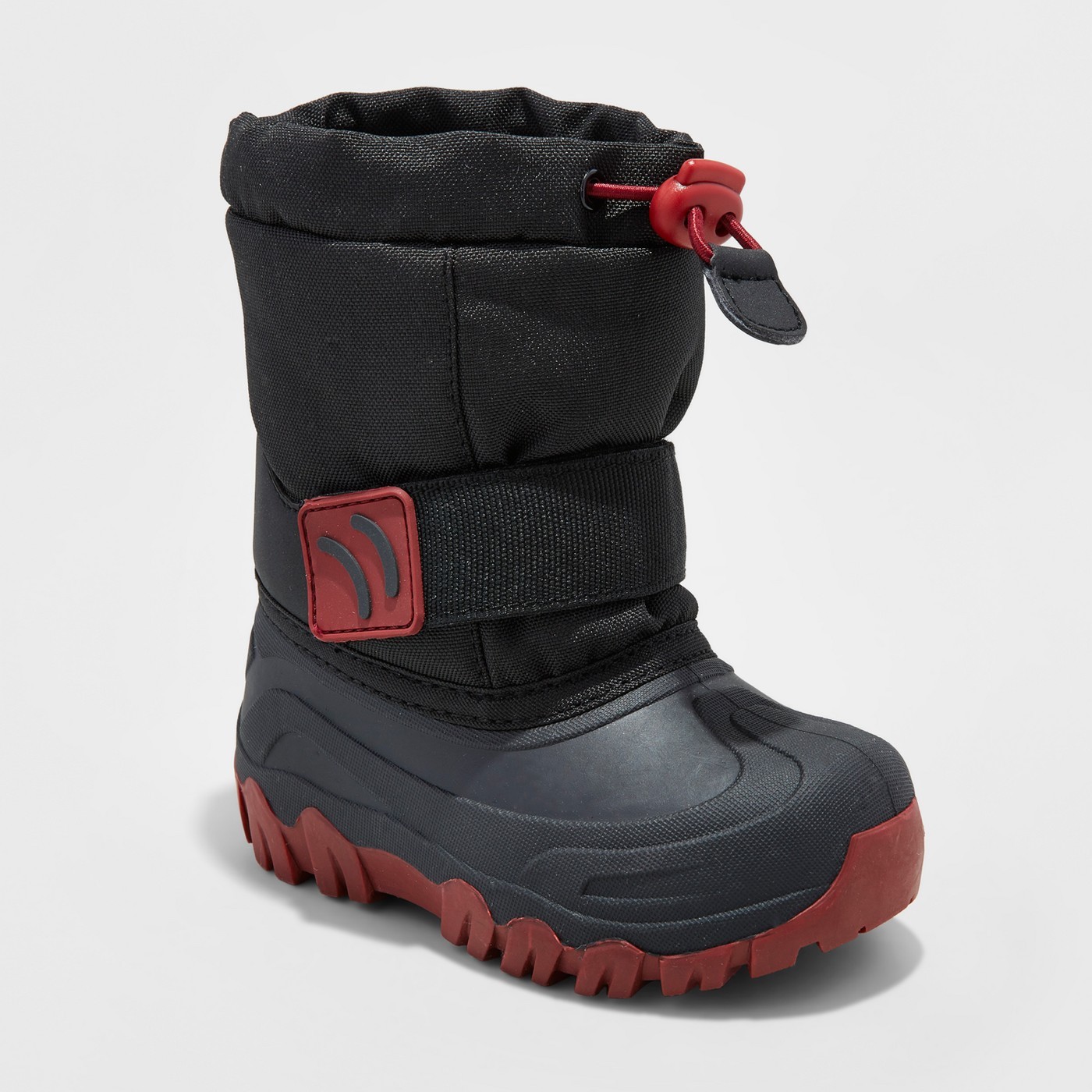 NEW Cat & Jack Toddler Boys' Jacob Winter Boots - Black - Size:S(5-6