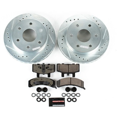 Powerstop K1970-36 Brake Discs And Pad Kit 2-Wheel Set Front for Chevy Suburban