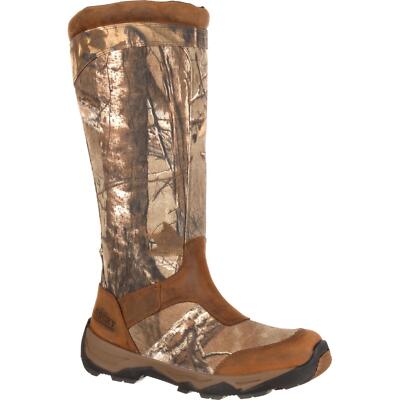 

Водонепроницаемые змеиные ботинки Rocky Retraction с боковой молнией, Realtree xtra, RKS0243