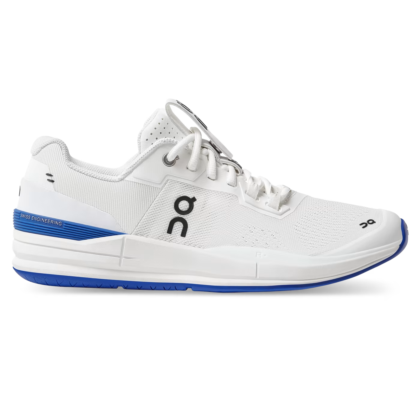 Pre-owned On The Roger Pro White Indigo 48.98720 Speedboard Women's Tennis Shoes In White, |ndigo