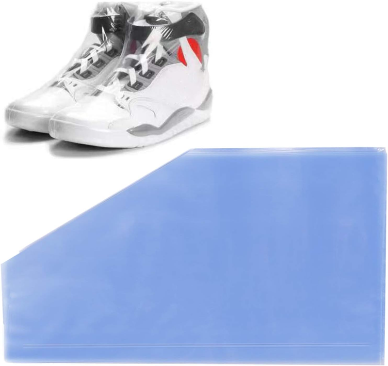 Shoe Shrink Wrap Bags,100Pcs Sneaker PVC Heat Shrink Plastic Wrap Large Shoes Pr