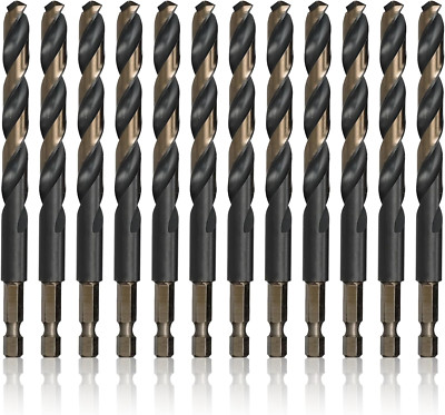 1/8'' Quick Change Hex Shank High Speed Steel Drill Bit, KFDHEX Series (Pack of 1