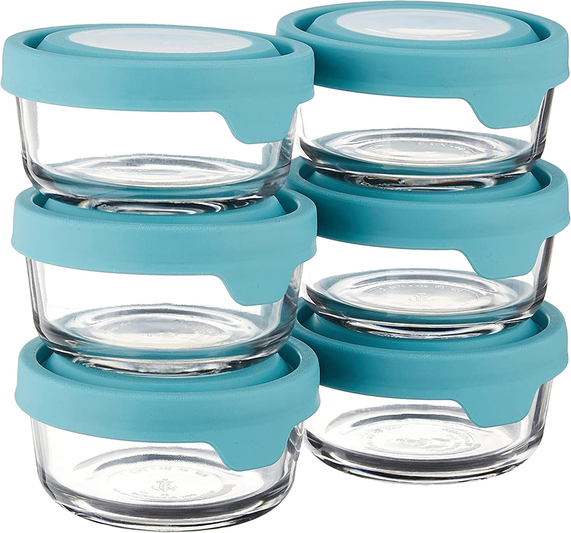 S With Airtight Lids, 2-cup, Mineral Blue,