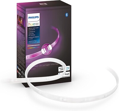Philips Hue LED Lightstrip Plus Extension 1m 40'' White and Color Ambiance 555326