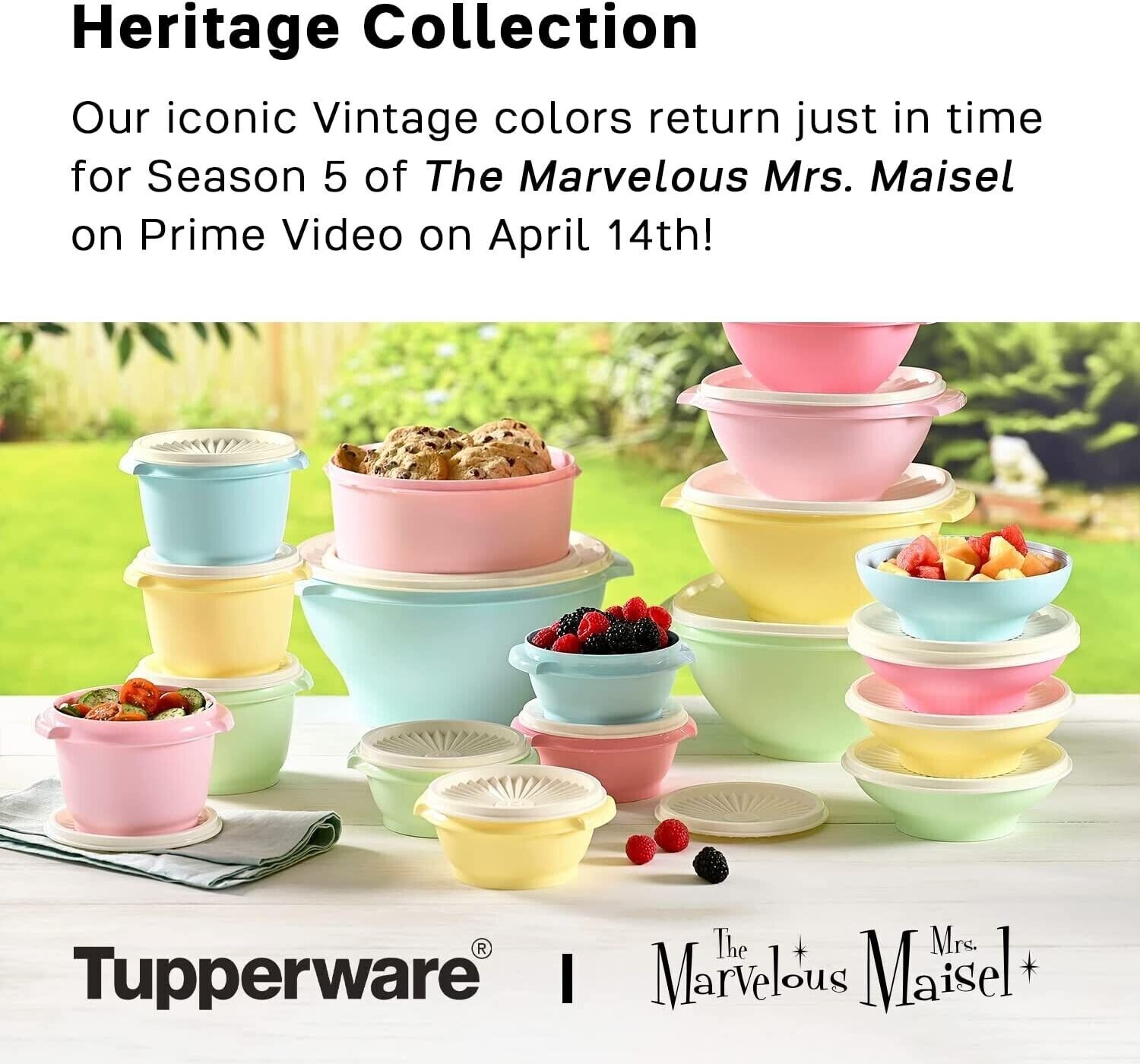RARE TUPPERWARE Heritage Collection Food Storage Container RARE TUPPERWARE Heritage Collection Food Storage Container
