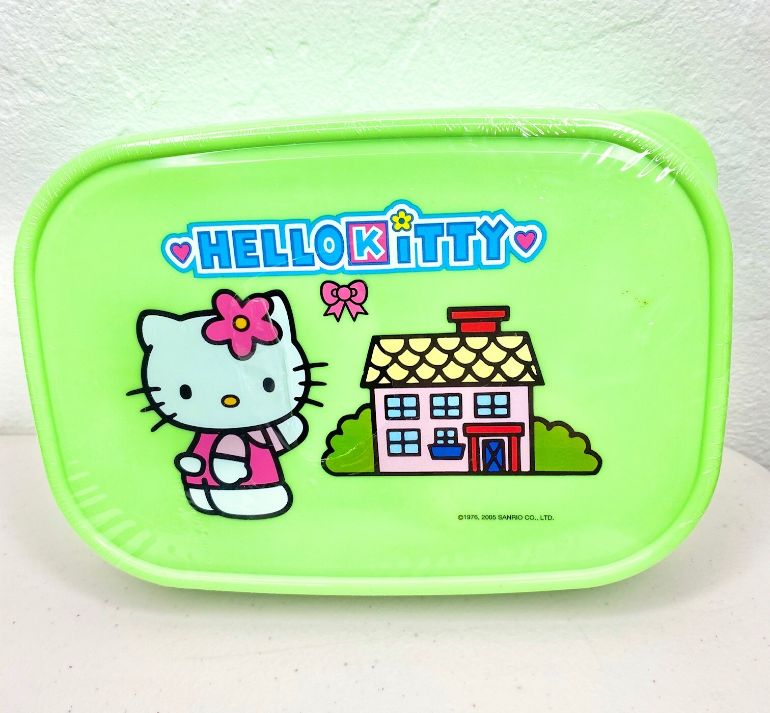 НОВЫЙ набор для ланча HELLO KITTY SANRIO Green в пластиковой коробке Lion Star 27224