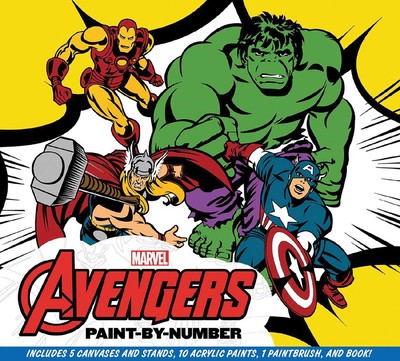 Marvel: The Avengers Paint-by-Number: Re-create Five Classic Scenes from the...