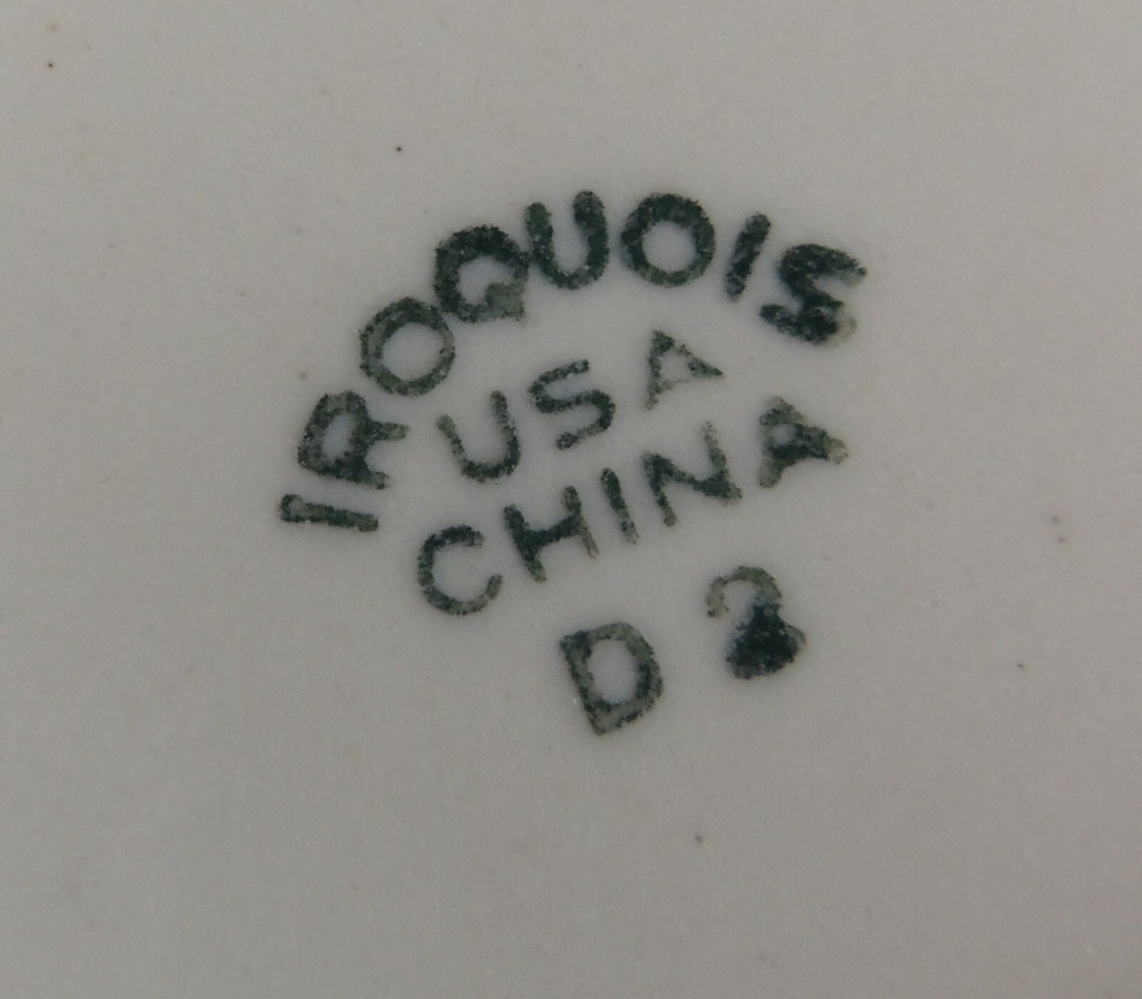 Iroquois China OVAL GRILL PLATE Double Green Stripe Restaurant 10 1/2