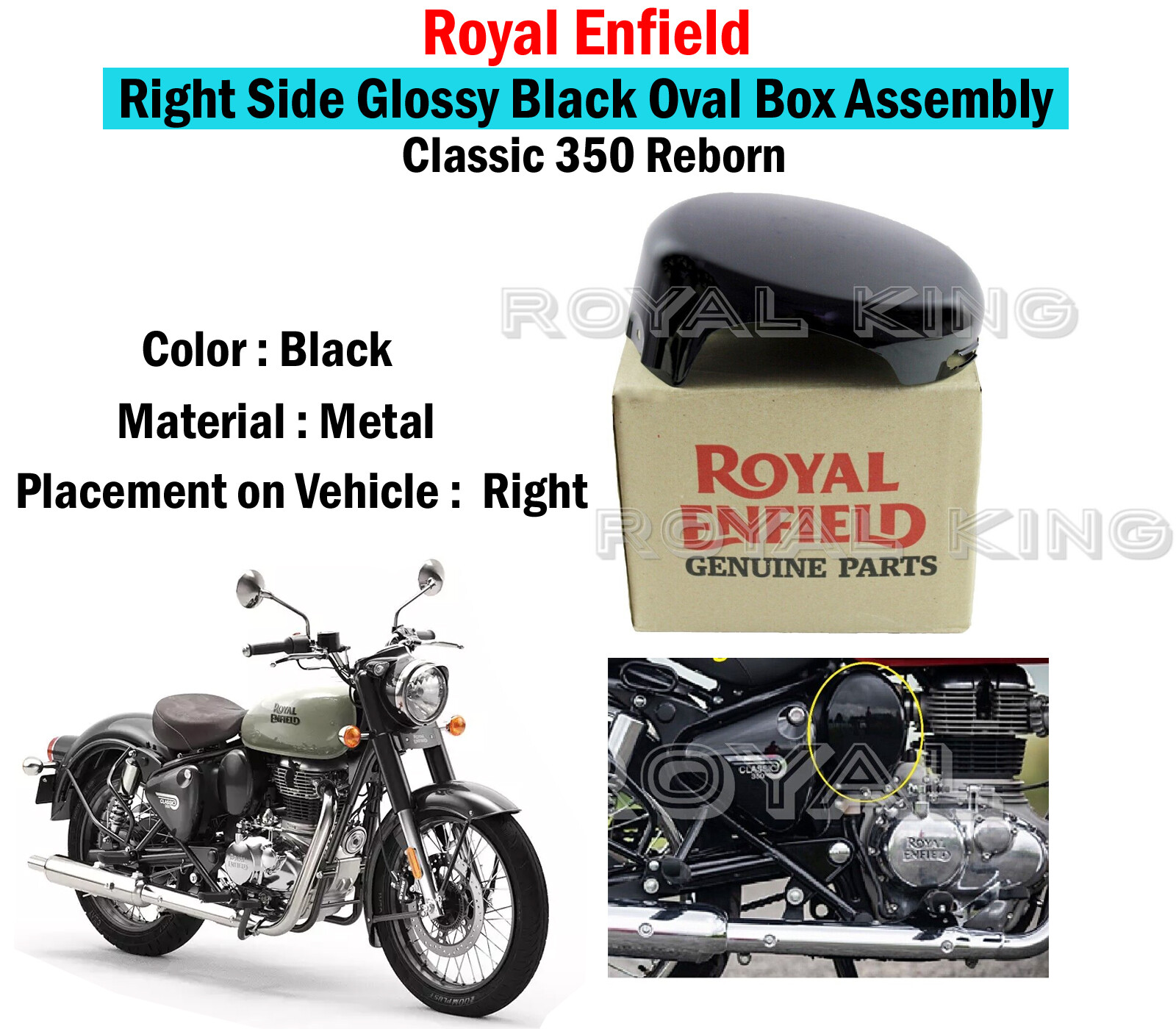 royal enfield classic 350 side box