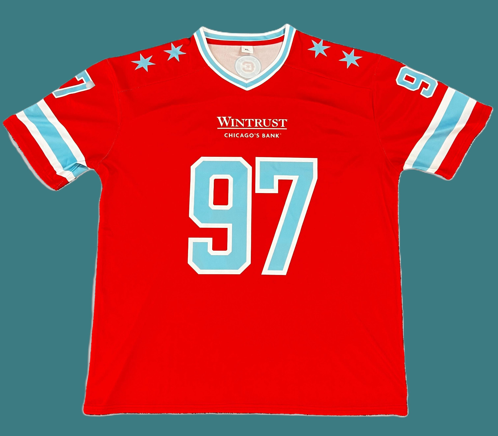 Never Worn Chicago Fire FC Retro Football Jersey From The 6