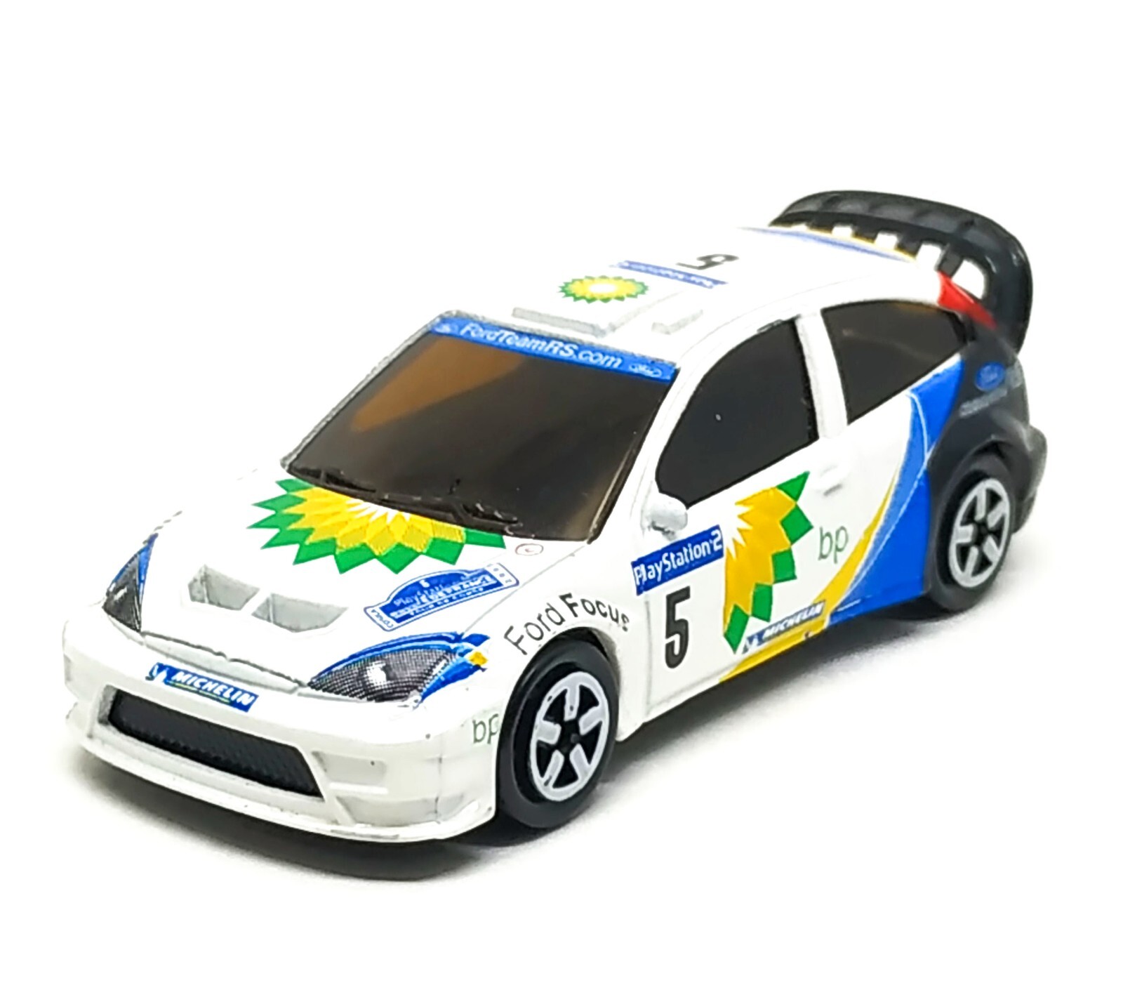 〈ホットウィール〉 フォード・フォーカス WRC 【未開封】 Majorette Ford Focus WRC - Metallic Blue - Wheel 5U - 1:57