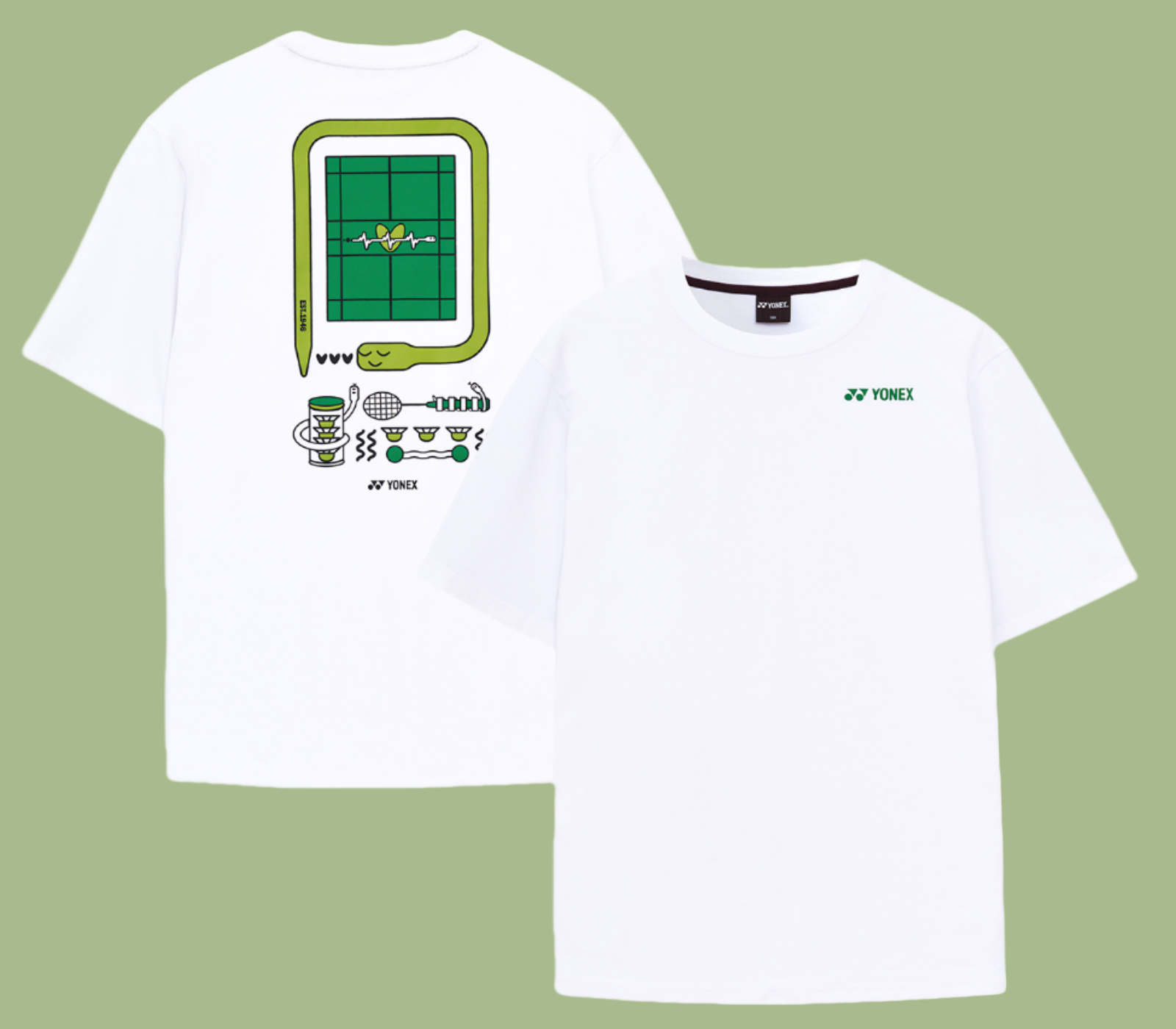 YONEX 25S/S Unisex Badminton T-Shirts Sports Casual Top Tee