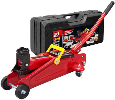 BIG RED 1.5 Ton Torin Hydraulic Trolley Service/Floor Jack Carrying Storage Case