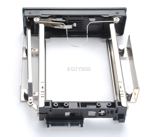 5.25Inch Hot Swap PC Bay Adapter Mobile Rack for 3.5" HDD Hard Drive US Ship