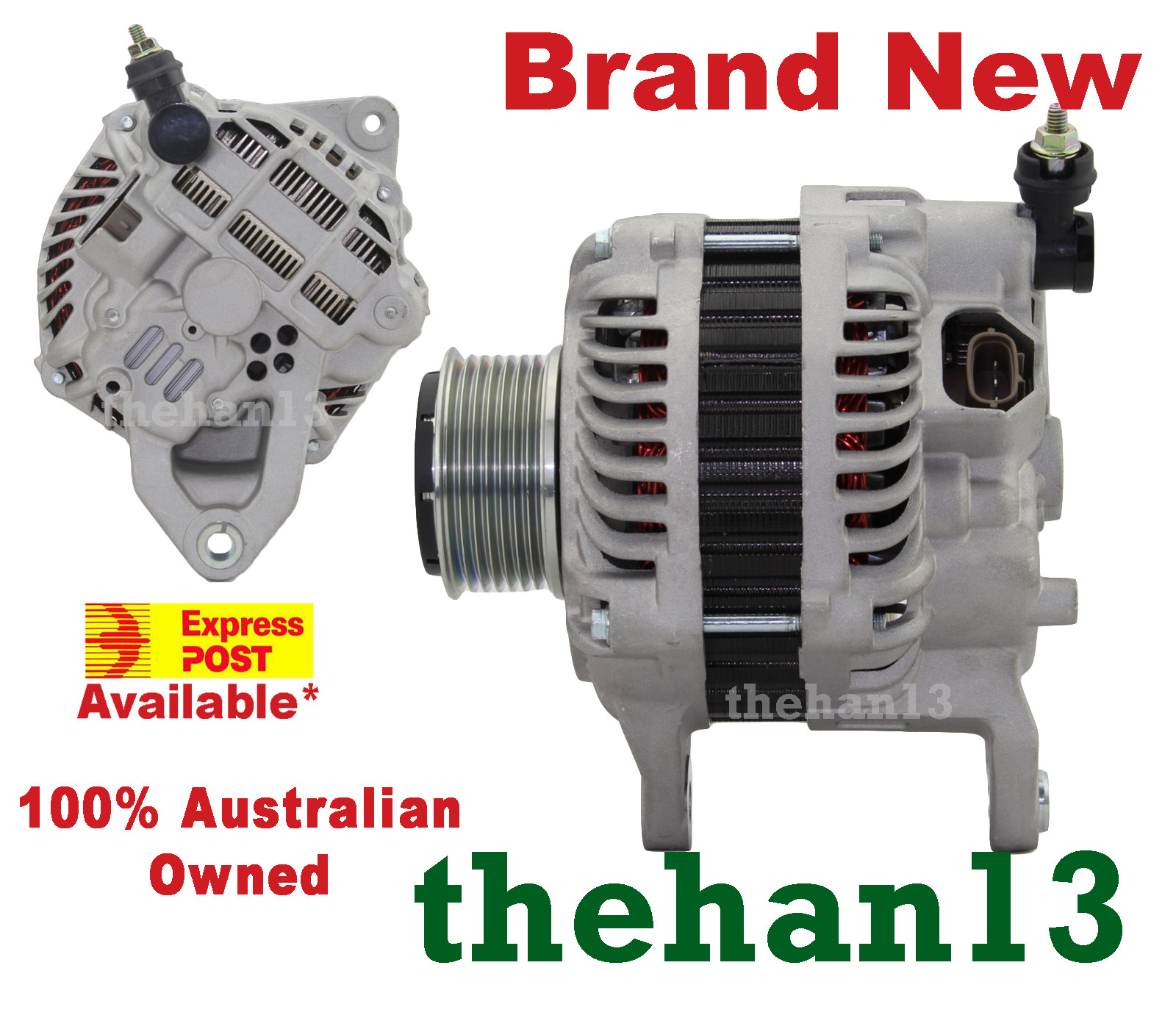 Alternator for Nissan Navara D40 YD25DDTi 2.5L Turbo Diesel Clutch Pulley 0514 eBay