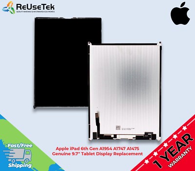Apple iPad 6th Gen 5th Gen Air 1st Gen Genuine 9.7'' Tablet Display Replacement