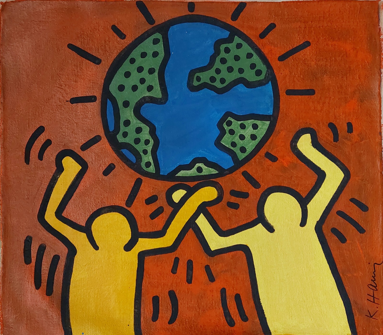 Keith Haring アート作品 2点セット Keith Haring | Pop Shop II, (2) (1988) | Artsy