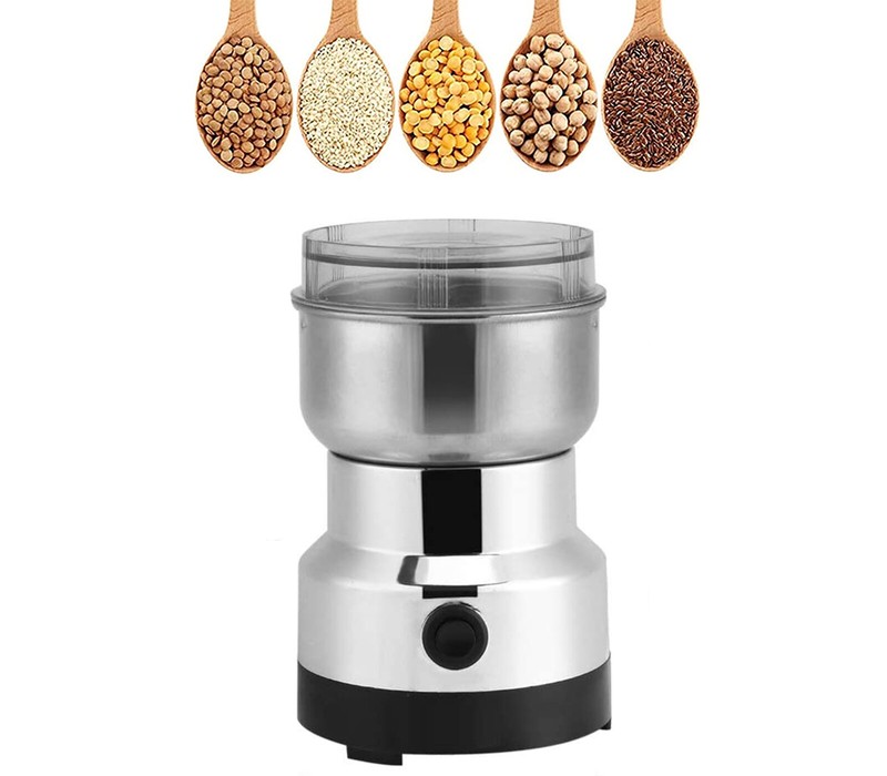 Macina Caffe Macinino Elettrico 400w Spezie Legumi Macinacaffe Lame Sh-668