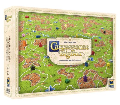 Настольная игра Carcassonne Big Box | Включает в себя 11 дополнений для максимального разнообразия!